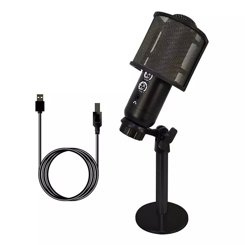 Bakeey U730 Professional USB Microphone With bluetooth Function Audio Condenser for Live Streaming Computer Recording Online Teaching Desktop Mic - B