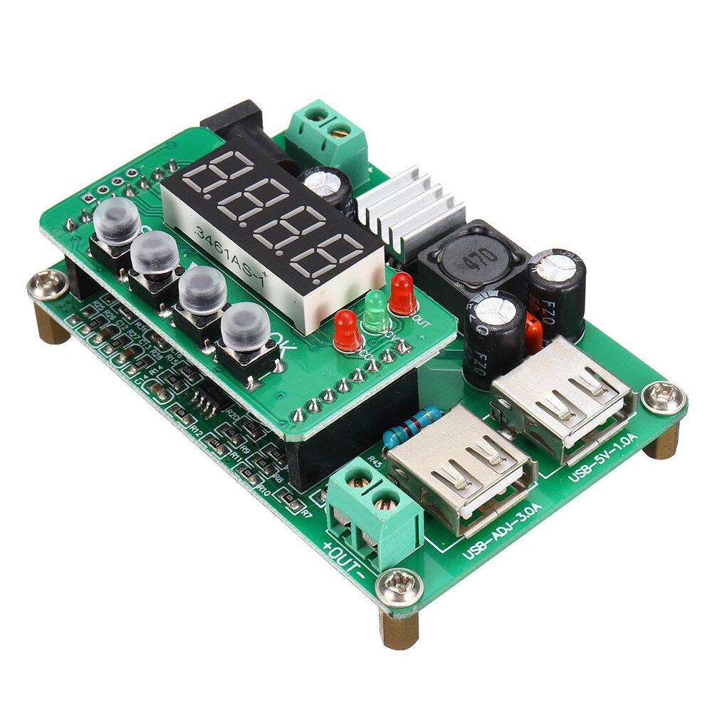 DKP3603 Adjustable High Precision Digital Control DC-DC Constant Voltage Constant Current Step Down LED Driver Power Supply Module Expandable Communi - Image 2