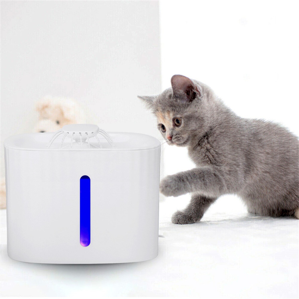 Bakeey Pet Drinking Fountain LED Luminous Visual Automatic Drinking Fountain Water Circulation Dog Watering Machine - Type B - Image 2