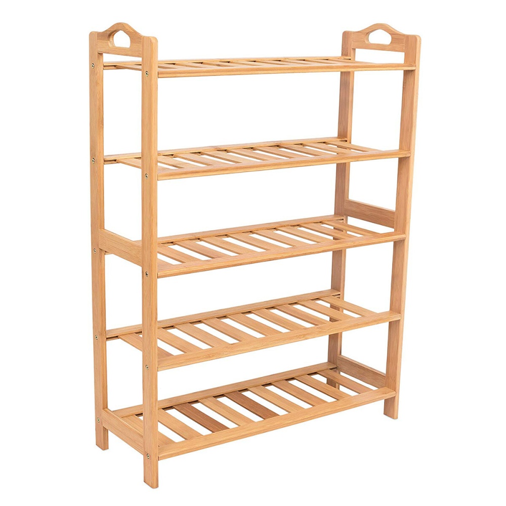 2/3/4/5 Tier Shoe Storage Racks Cabinet Shelf Wooden Stand Home Organizer Bamboo - 7 - Image 2