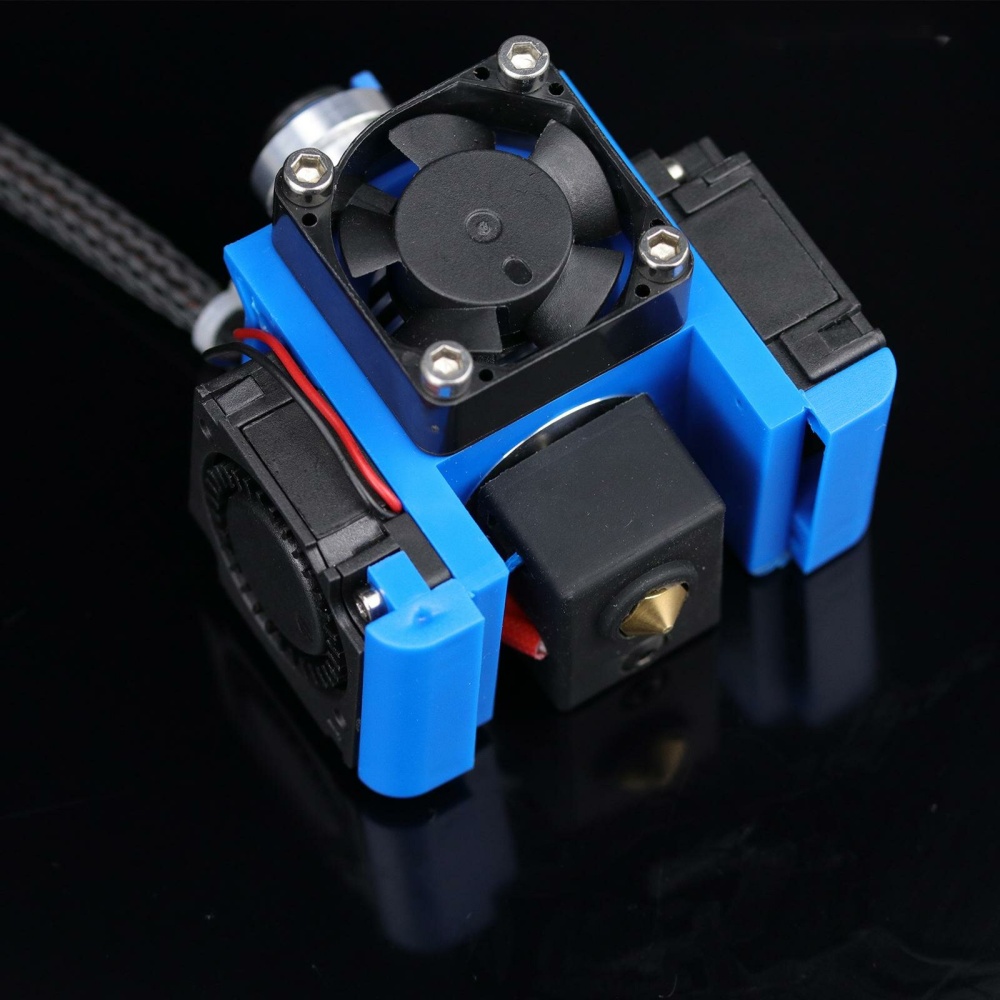 BIGTREETECH® All Metal V6/V6 Volcano J-head Hotend Bowden Extruder Kit with Cooling Fan Bracket Block for 1.75mm Filament 3D Printers - 12V V6