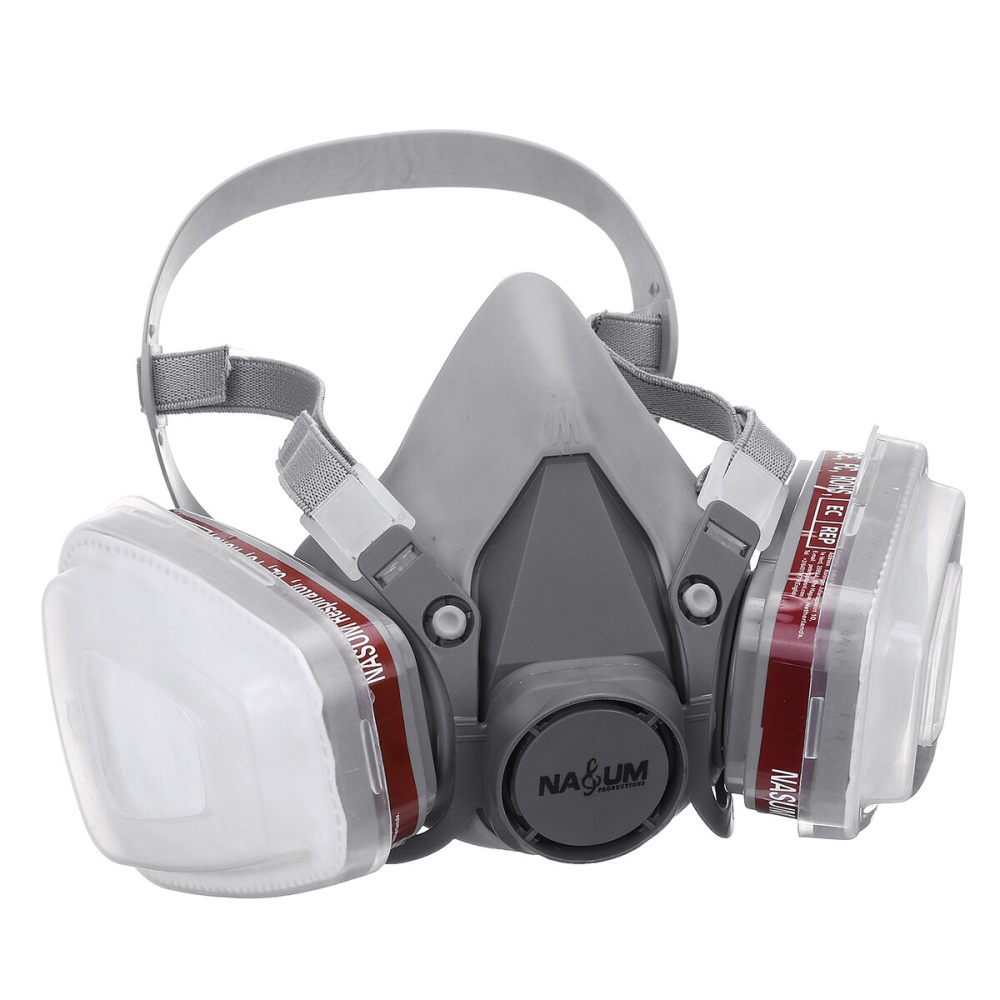 NASUM M101 Gas Mask Half Mask NASUM for Painting Dust Chemicals Machine Polishing Welding Pesticides and Other Work Protection - Image 2