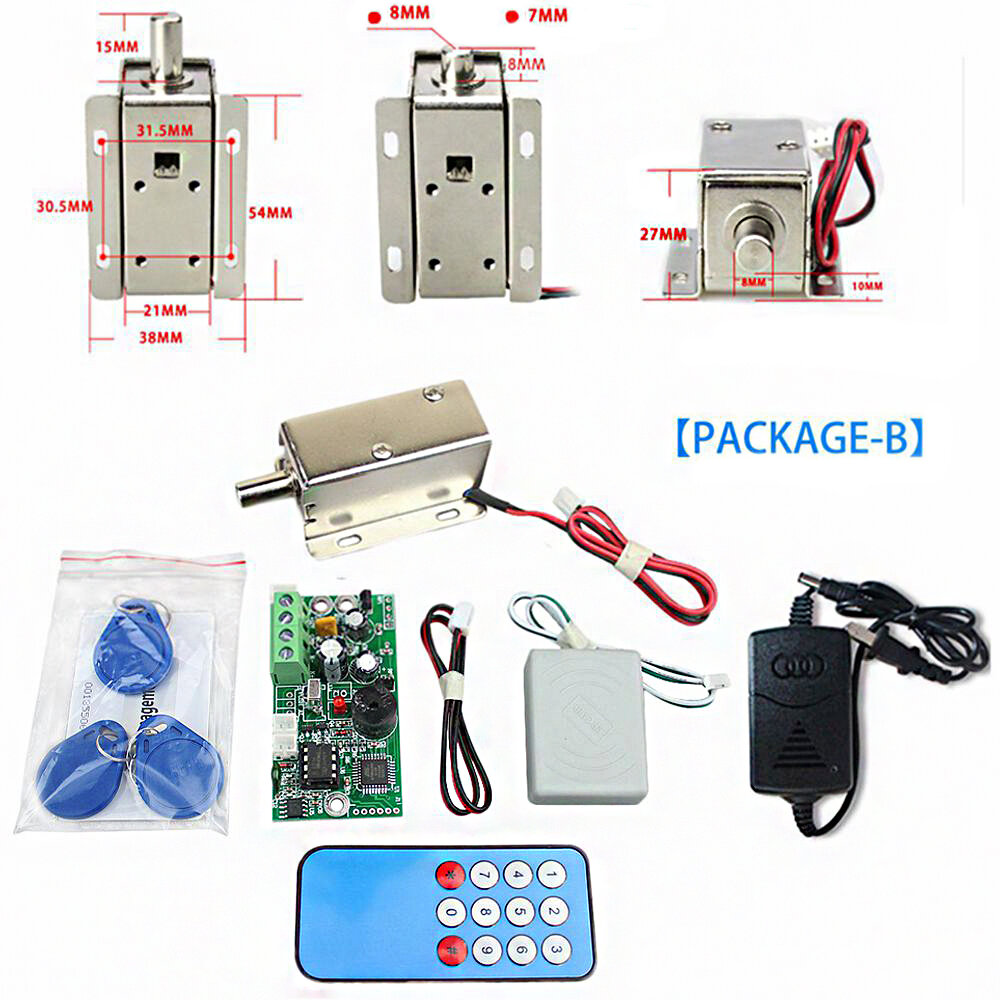 RFID Embedded Access Control Small Electromagnetic Lock Intercom Control Board Switch Control Combination EMID 125KHz for Smart Home - B - Image 2