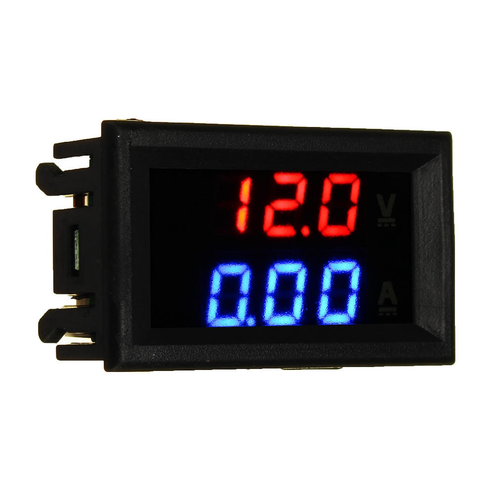 3pcs nMini Digital Voltmeter Ammeter DC 100V 10A Voltmeter Current Meter Tester Blue+Red Dual LED Display - Image 2