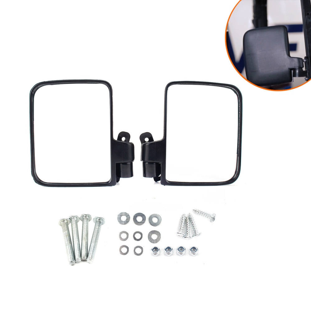Reversing View Mirror Convex Rear Side Mirror Reflector for Golf Cart