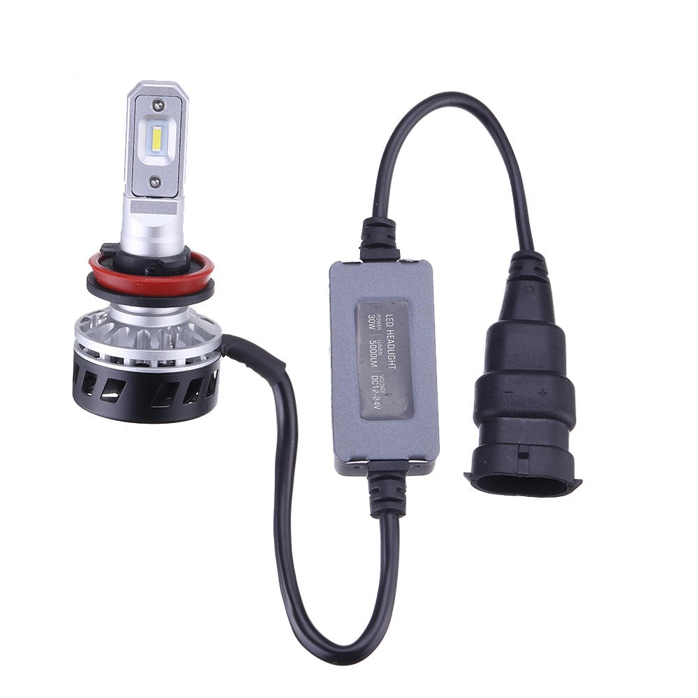 Markcars F1 Car LED Headlights H1 H4 H7 H11 9005 9006 9012 DC12-24V 50W 5000LM 6500K White - 9005 - Image 2