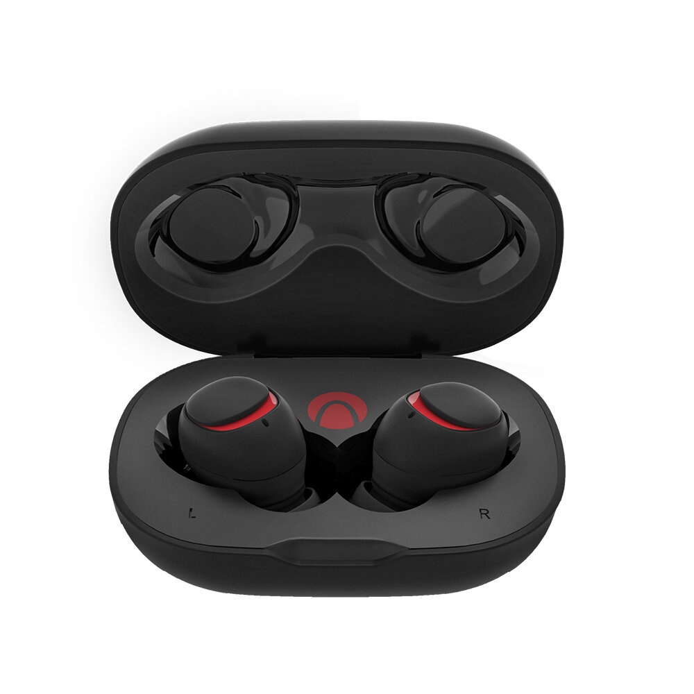 BlitzWolf® AIRAUX AA-UM1 Mini True Wireless bluetooth 5.0 Earphone Hi-Fi Stereo Headphones with Charging Case - Black