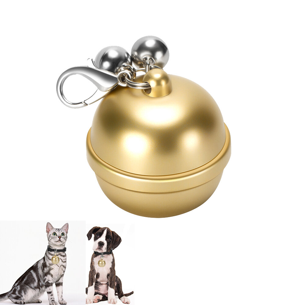 Bakeey 2G GSM GPS Tracker Pet Cat GPS Locator Waterproof Tracker Smart Pet Bell - Gold