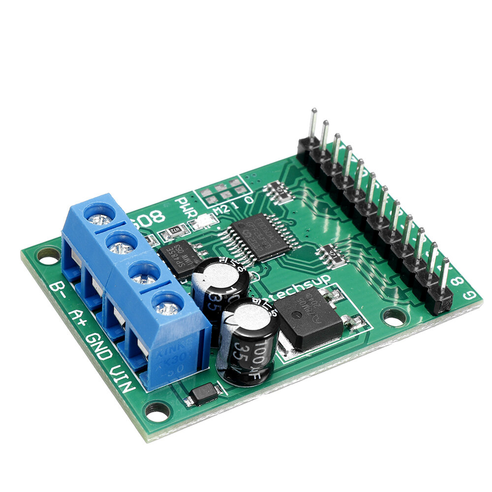 DC6-24V 8CH RS485 N4DIG08 TTL Modbus RTU Control Module NPN PNP Digital Switch Quantity Acquisition Control - With terminal - Image 2