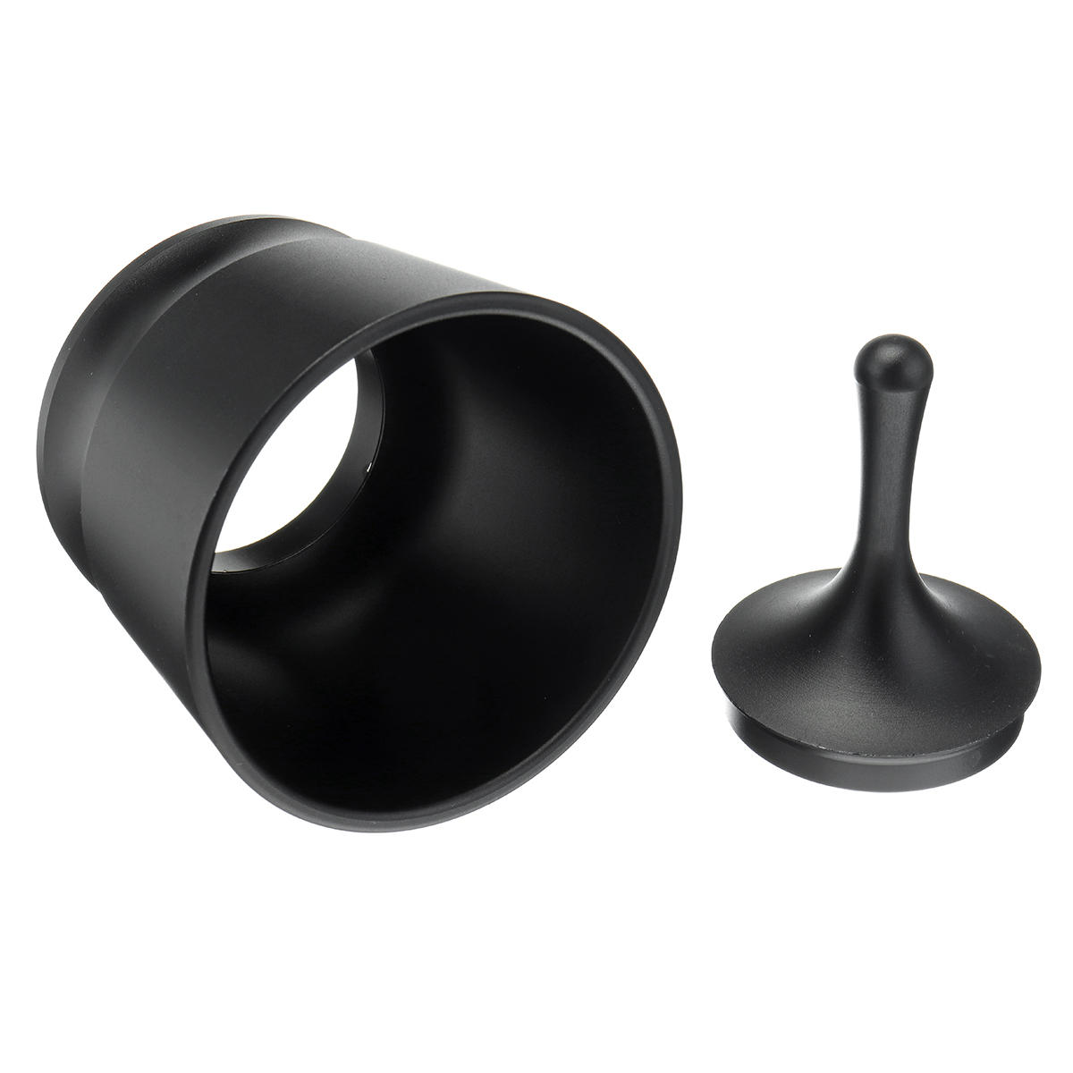 Aluminum Dosing Ring for Brewing Bowl Coffee Powder for 58MM Coffee Tamper - Silver - Image 2