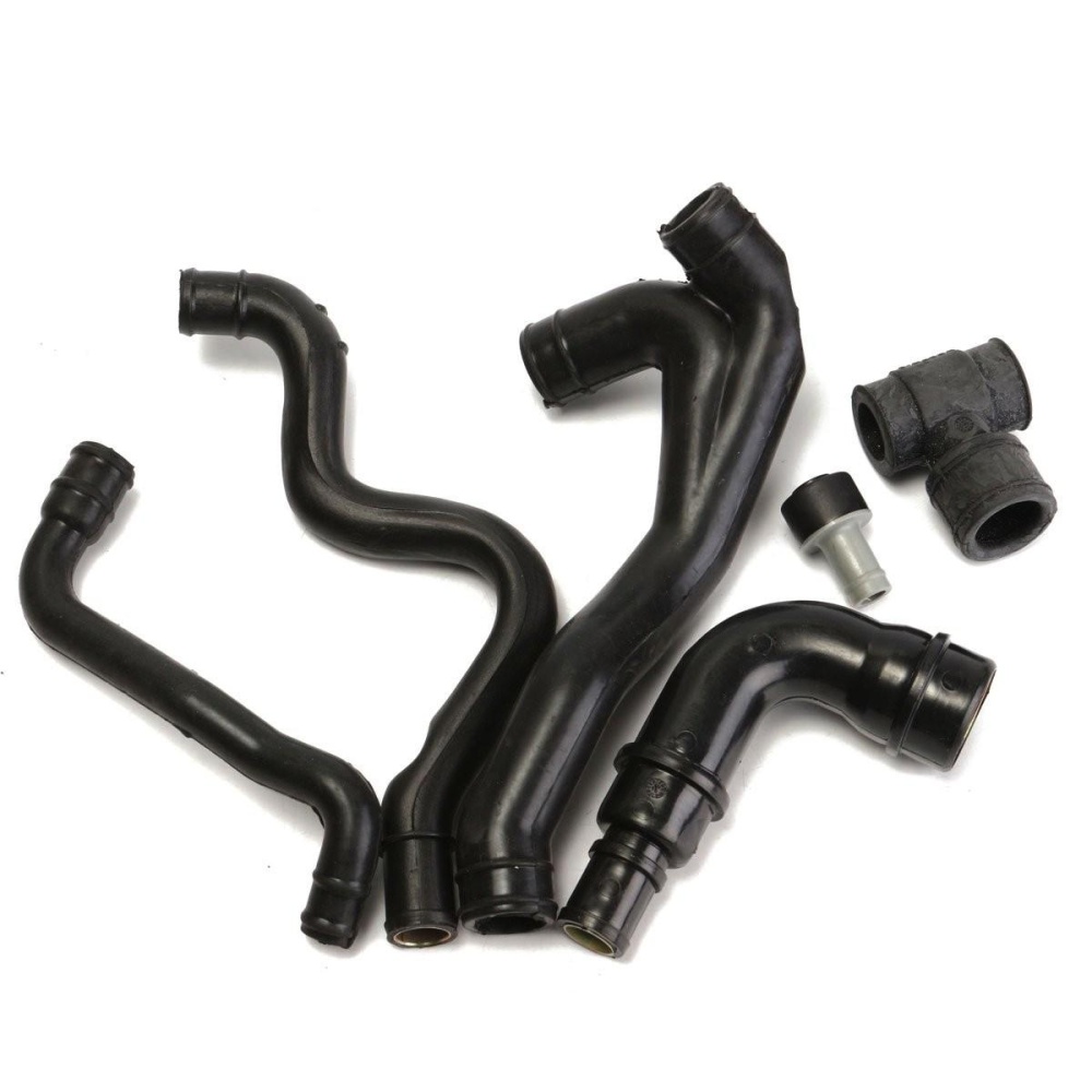 Engine Crankcase Breather Pipes Kit For Jetta Golf MK4 - Image 2