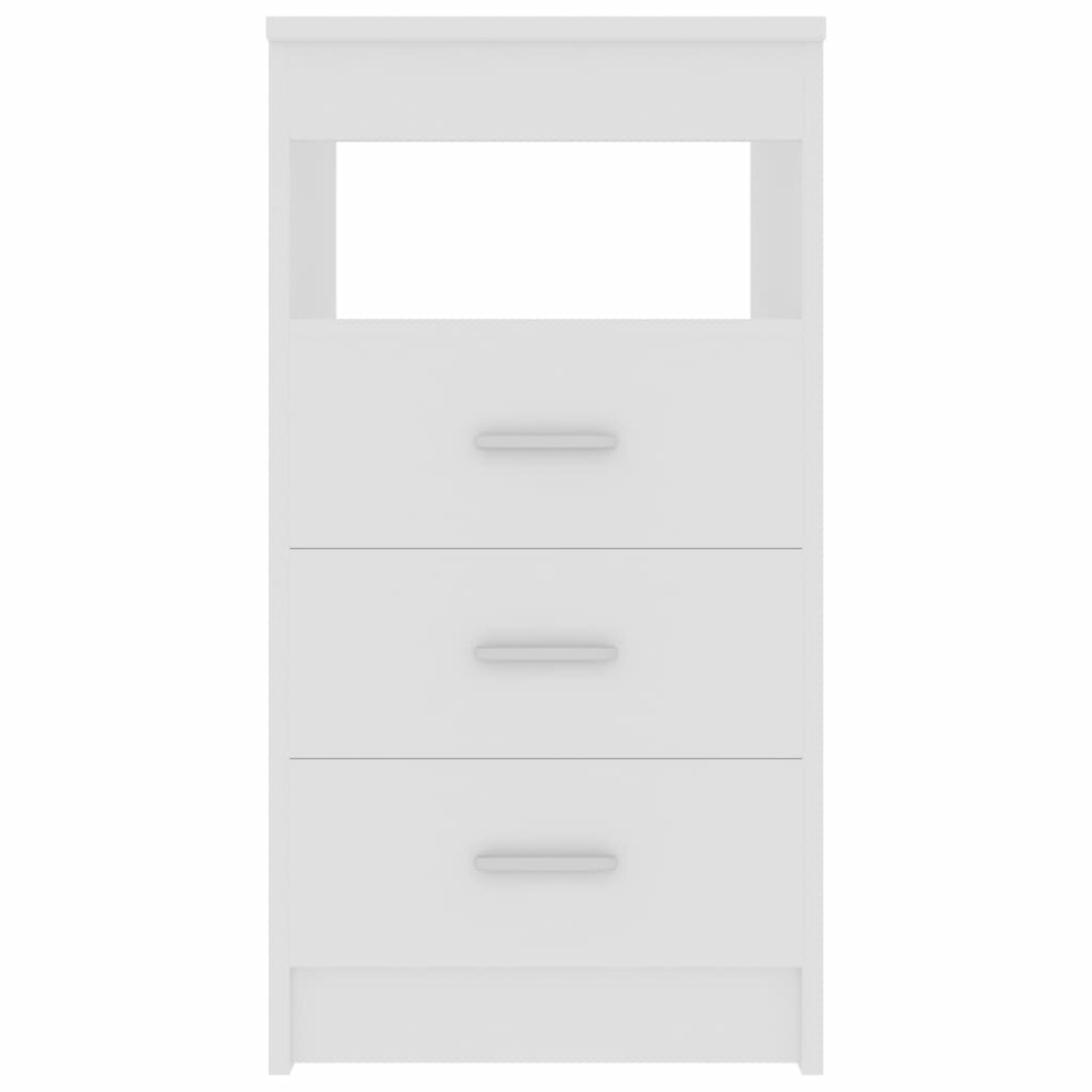 Drawer Cabinet White 15.7"x19.7"x29.9" Chipboard - Image 2