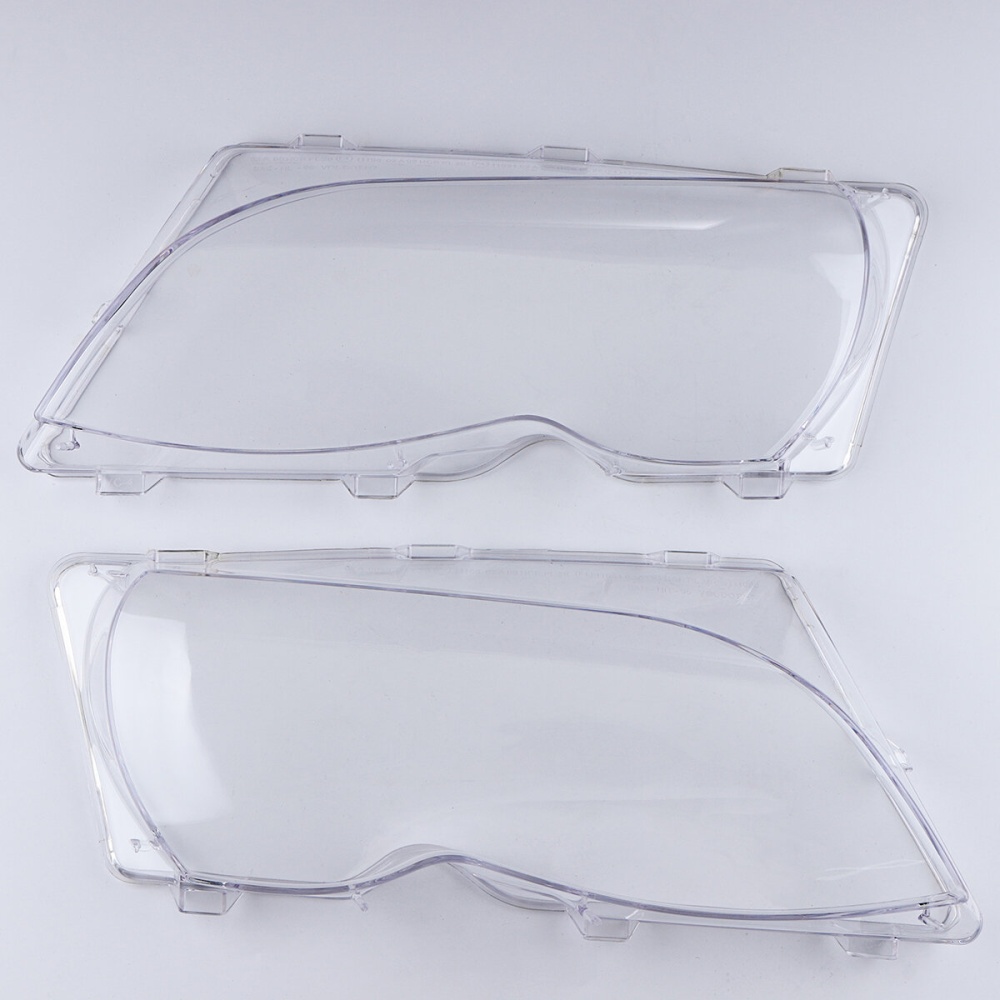 Clear Headlight Lenses Cover For BMW E46 318i 320i 325i 325xi 330i 330xi 2002-2005 - Image 2