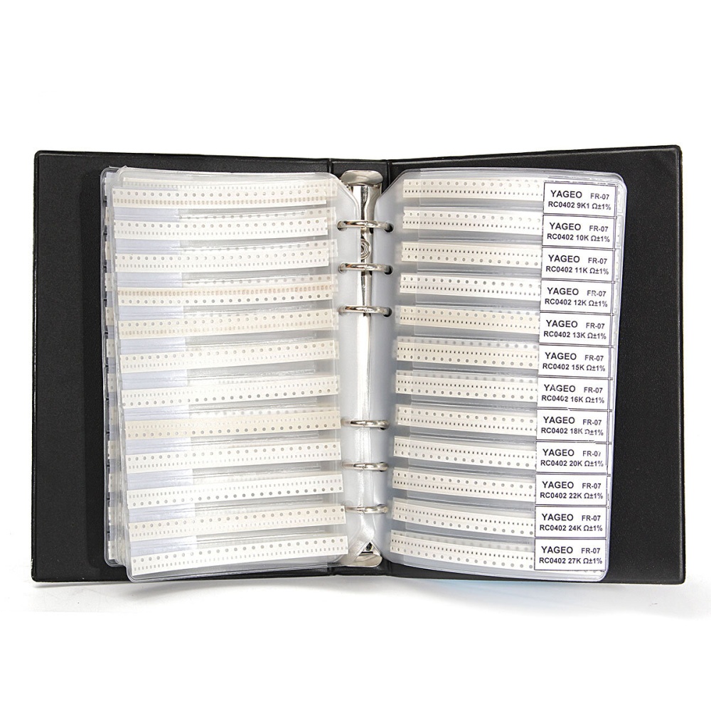Aemedy® 8500Pcs 0402 1% SMD SMT Chip Resistor Assortment Kit 170 Values Sample Book