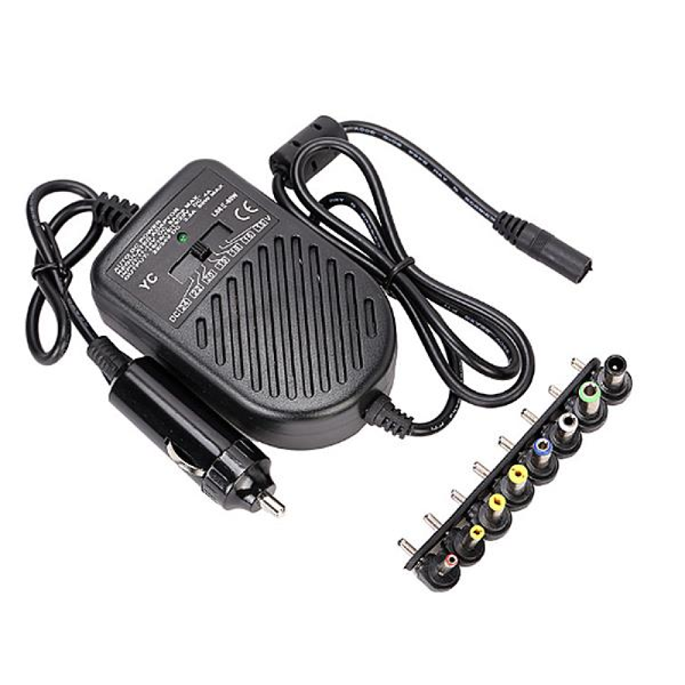 Universal Laptop Notebook Car Auto Charger Power Supply Adapter 15V-24V With 8 Detachable Plugs - Image 2