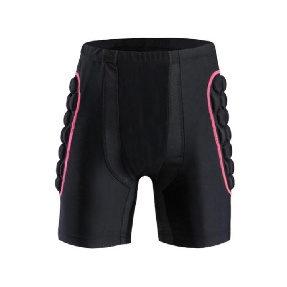 Protective Hip Pad Padded Shorts Bicycle Riding Ski Skate Snowboard Skating Skiing Protection Shorts Pants - S Pink - Image 2