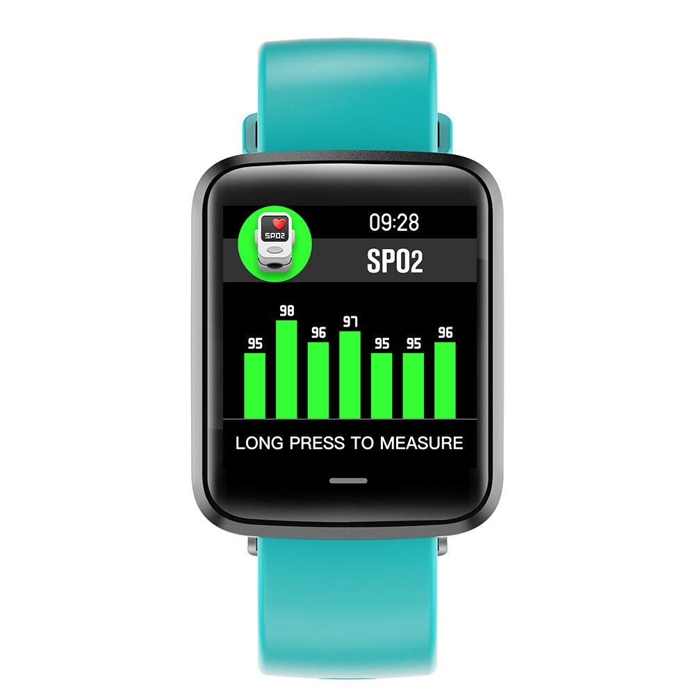 Bakeey H19 1.3inch Dynamic Heart Rate Nuisance Call Display Multi-sport Modes Smart Watch - Green