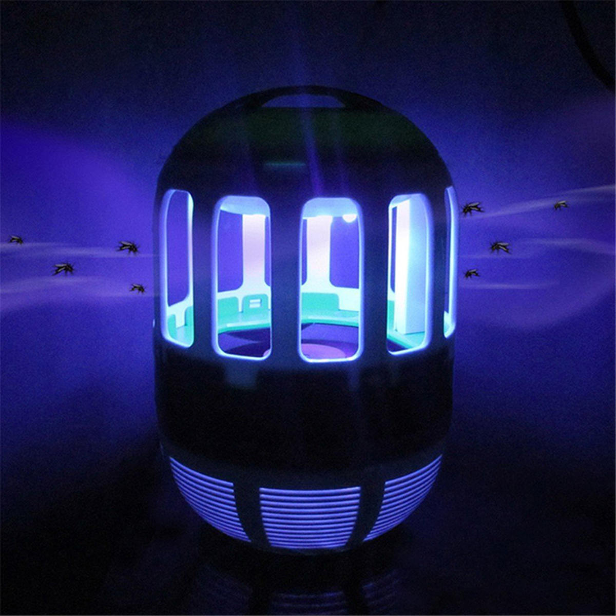 USB Mosquito Dispeller LED Mosquito Trap Fly Insect Killer UV Light Lamp Mosquito Killer with 360 Degree - Image 2