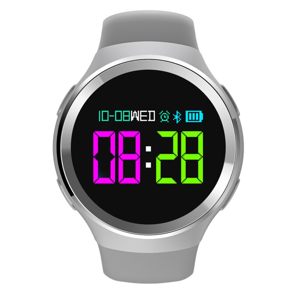 KALOAD Q69 Color Touch Screen Heart Rate Blood Pressure Monitor Waterproof Sports Wristband - White - Image 2