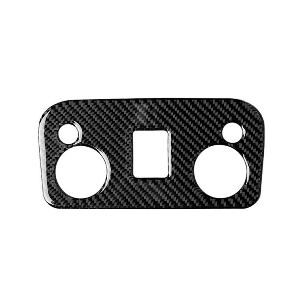 Car Retrofitting Carbon Fiber Reading Lights Panel Roof Lamps Decoration Frame Cover Trim For Ford Mustang 2015-2019