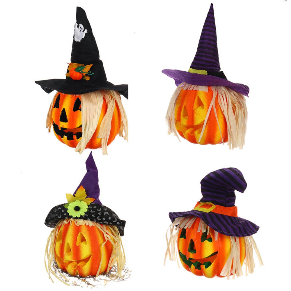 Pumpkin Lamp  Light Vintage Lantern Night Light Decoration Home Party Indoor Toy - K10 - Image 2