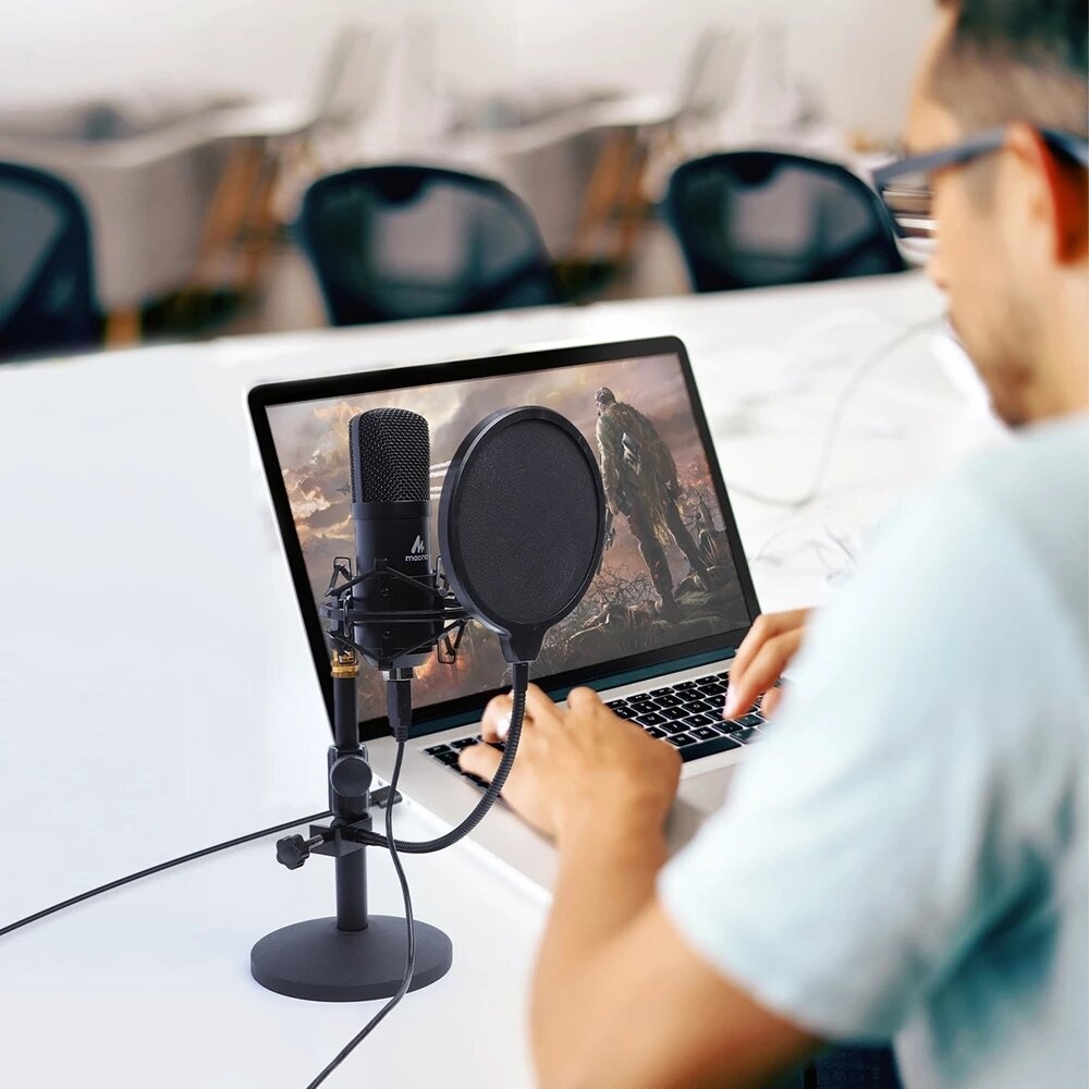 MAONO AU-A04T Professional USB Microphone 192KHz 24bit Podcast Streaming Condenser MIC for Computer YouTube Gaming Recording Studio Live Broadcast - Image 2