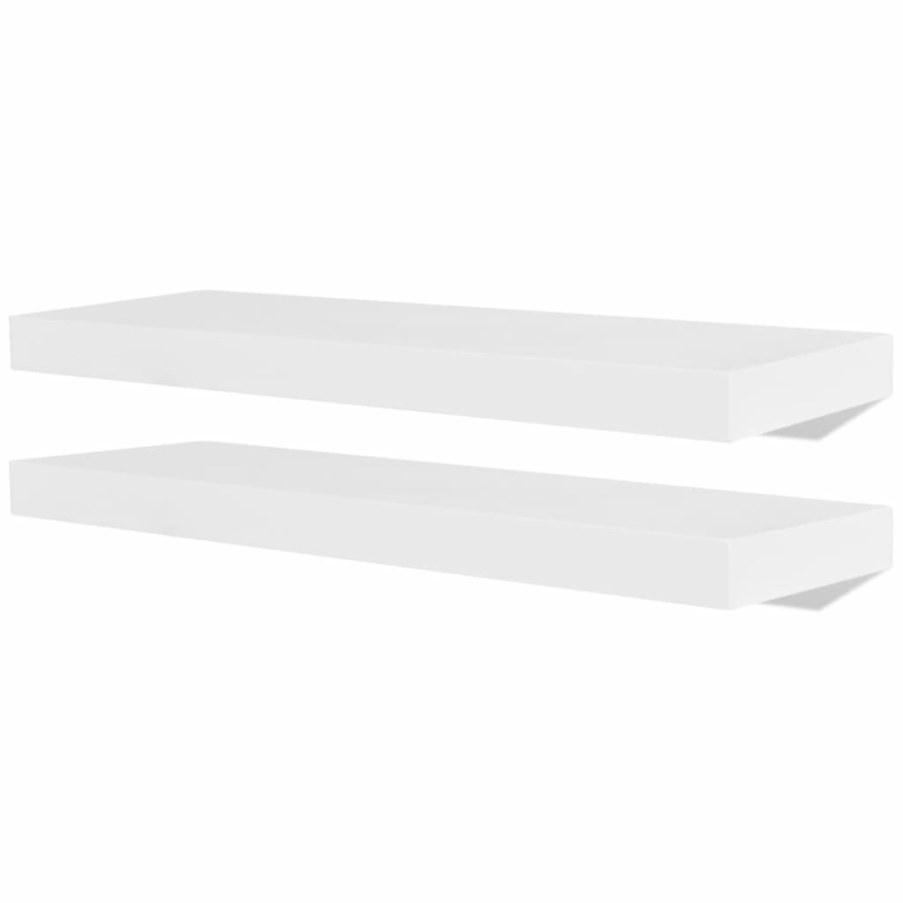 Wall Shelves 4 pcs White 23.6" - Image 2