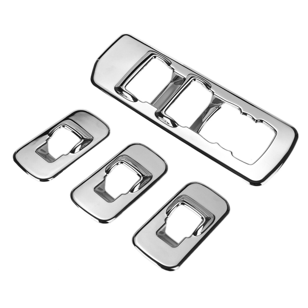 4PCS Window Lift Adjust Panel Switch Trims For Ford F150 2015-2019 - Image 2