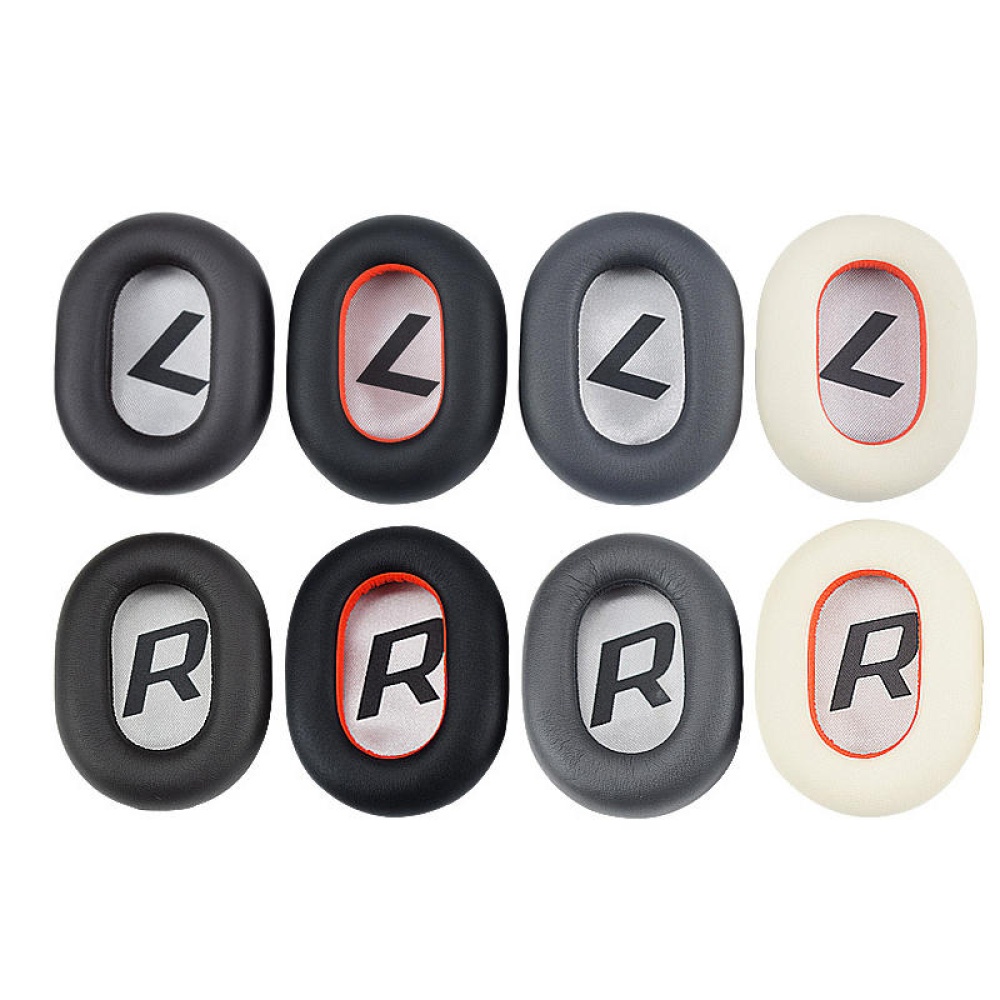 Bakeey 1 Pair Replacement Soft Leather Earmuff Earpad Cushions Earbud Tip for Backbeat Pro2 SE bluetooth Earphone - white