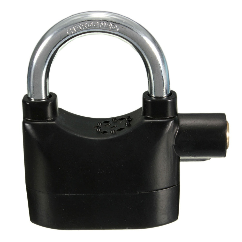 110db Padlock Alarm Lock Metal Sensor Security Siren Garage Bicycle Motorcycle - Image 2