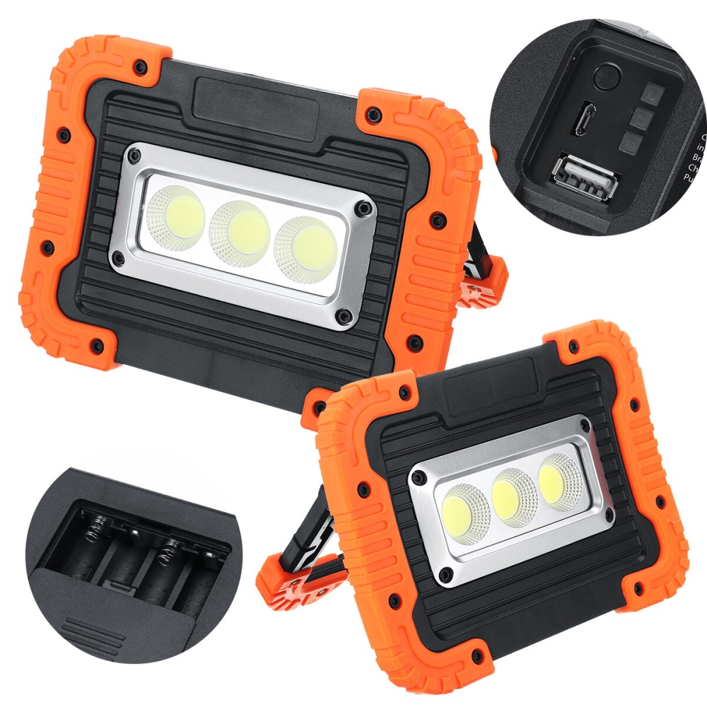 10W COB LED Floodlight Outdoor Camping Work Lamp Rechargeable Charging Light - 1 - Image 2