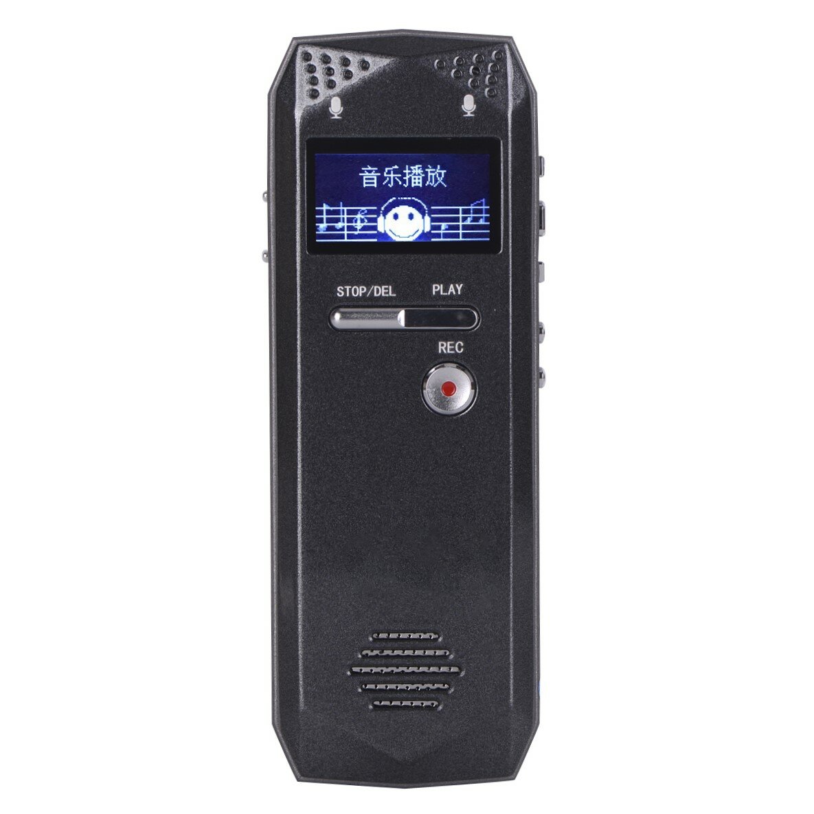 8GB 16GB 32GB Rechargeable Voice Recorder Pen MP3 Player Support TF Card Line In Record - Grey 8g