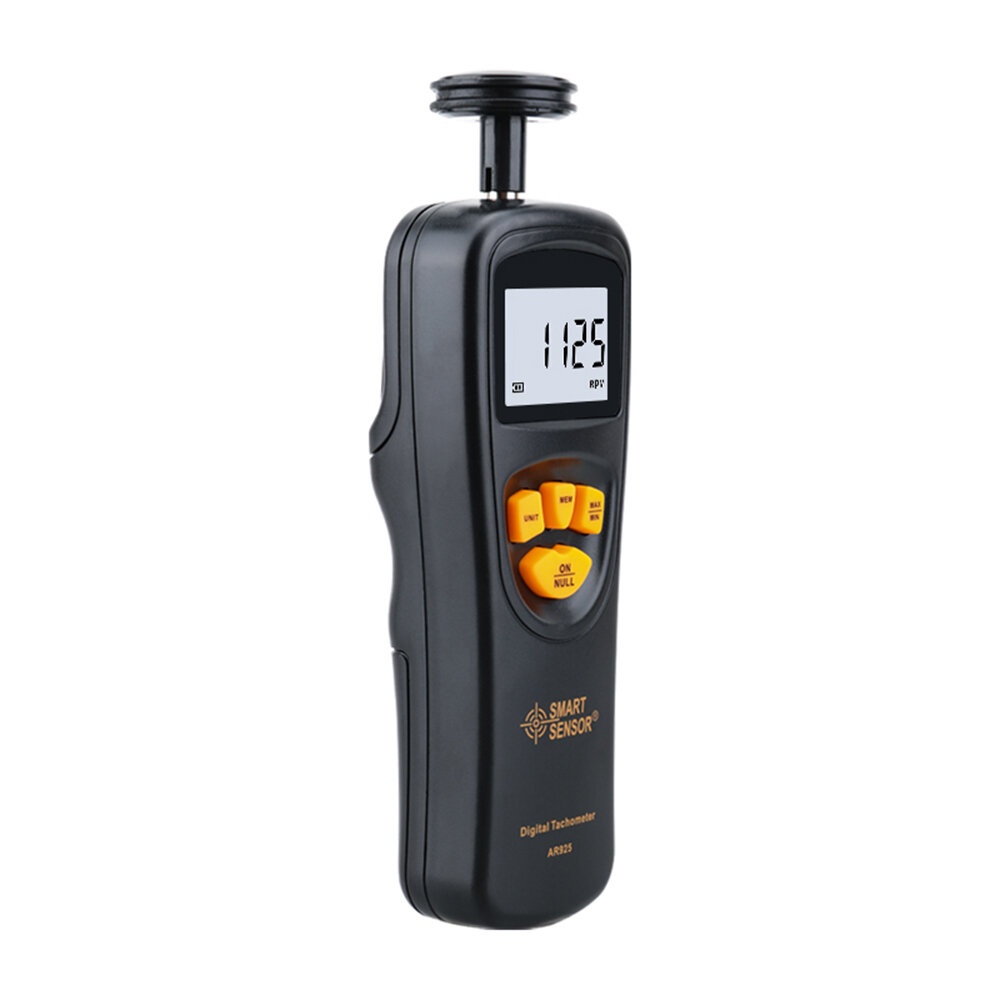 AR925 Digital Tachometer Rotational Speed Meter Contact Motor RPM Meter Gauge Tach Speedometer LCD Display - Image 2