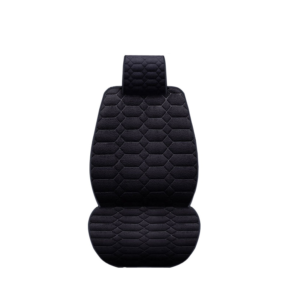 Car SUV Front Row Seat Cover Cushion Chair Breathable Cover Pad Comfortable Warm - Coffee - Image 2