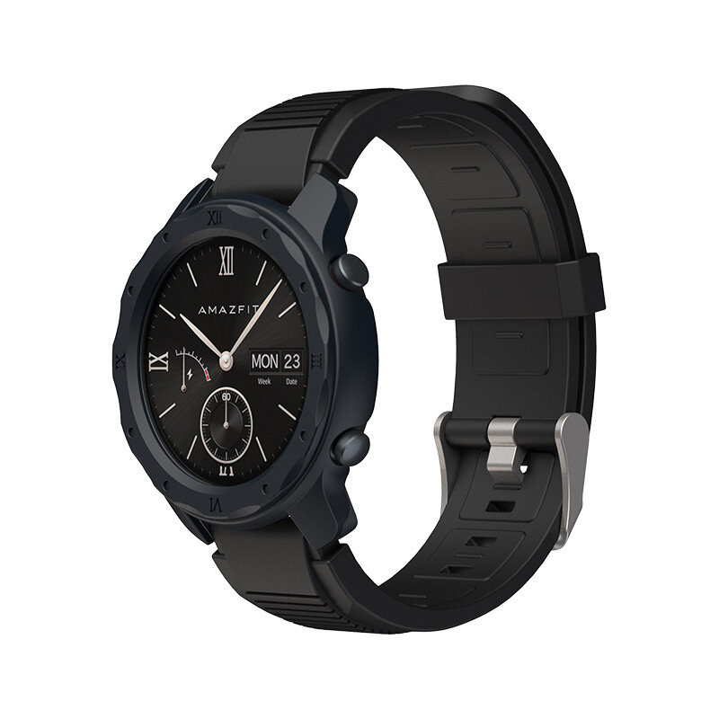 Bakeey Anti-scratch Watch Protector PC Colorful Watch Case for Amazfit GTR 42MM Smart Watch - Red - Image 2