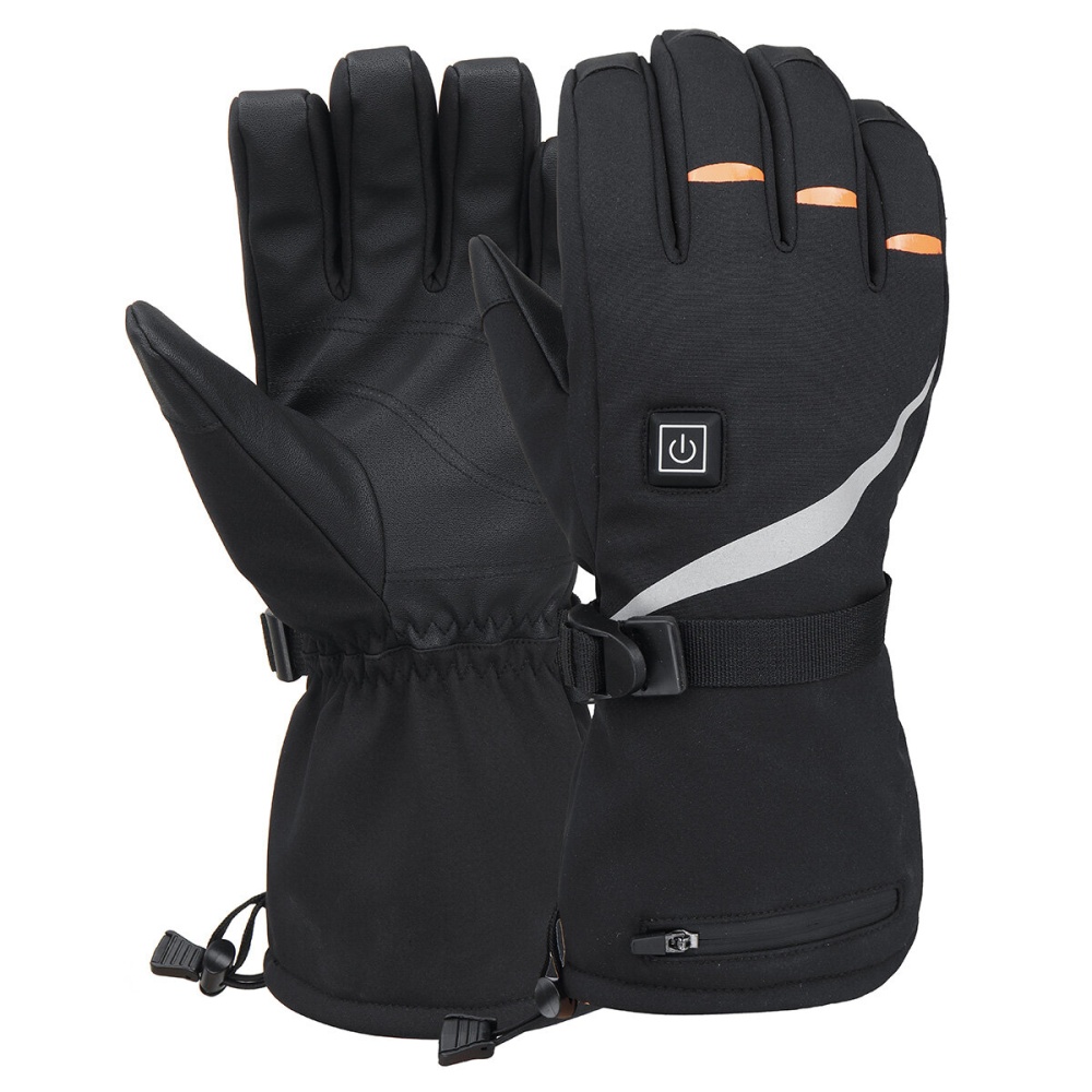 40-60? 100-140? Electric Heated Gloves Touch Screen Heating Gloves Warmer Winter Outdoor Thermal - L - Image 2