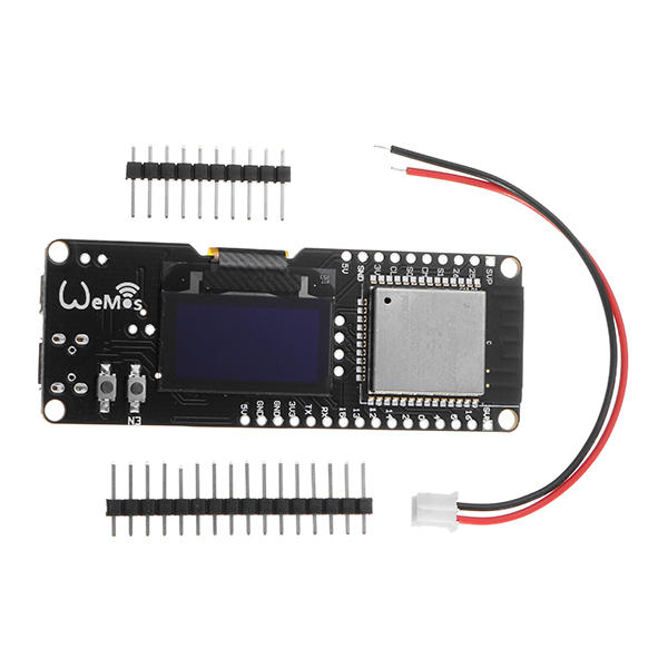 ESP-WROOM-32 Rev1 ESP32 OLED Display Board 4 Mb Bytes(32 Mb) Flash And Wi-Fi Antennas Geekcreit for Arduino - products that work with official Arduin - Image 2