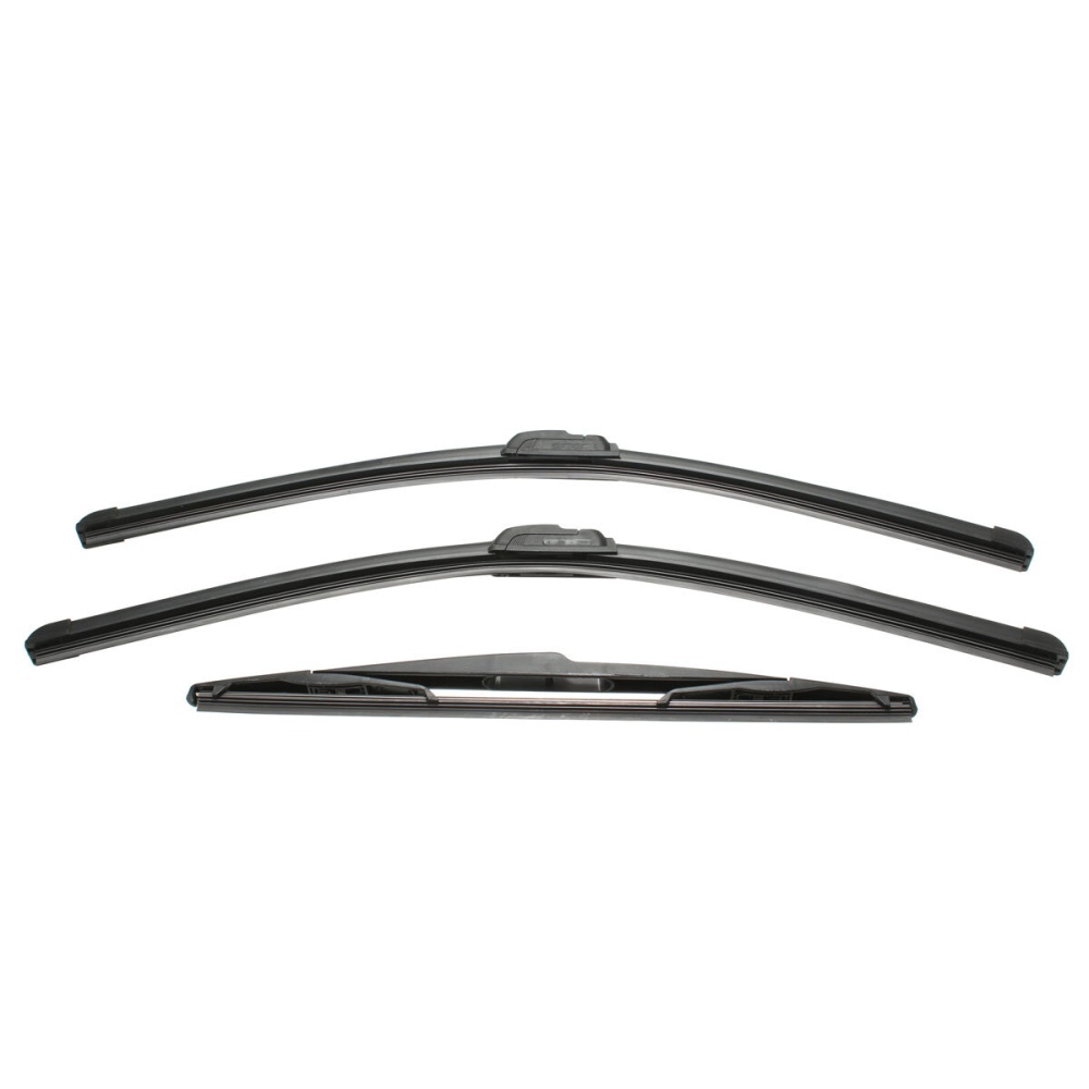 3Pcs Front And Rear Side Windscreen Window Wiper Blades For Peugeot 206 98-10 - Image 2