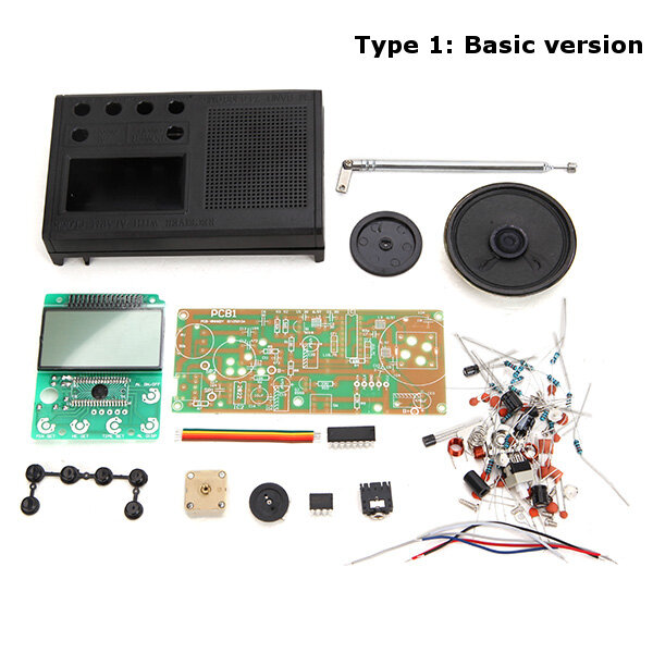 Geekcreit® DIY 3V FM Radio Kit Electronic Learning Suite Frequency Range 72MHz-108.6MHz - White 1 - Image 2