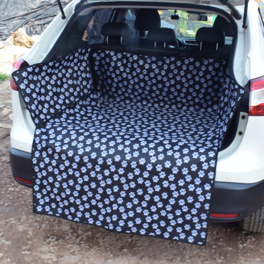 Extended Length Pet Dog SUV Travel Car Pet Mat Puppy Backseat Cover Protector - B - Image 2