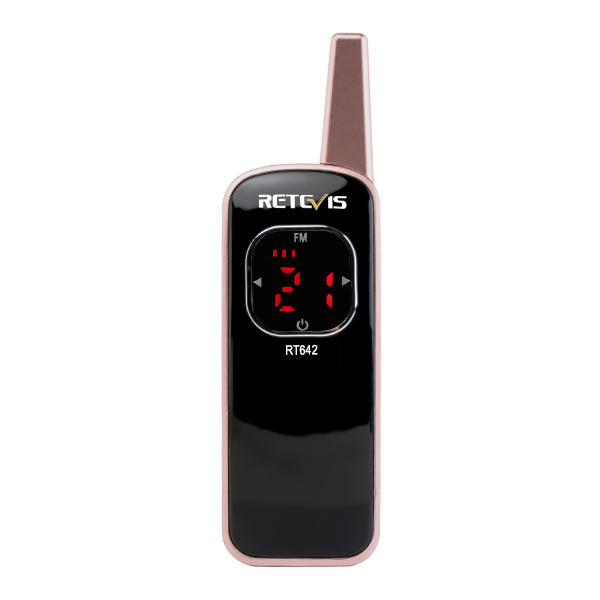 Retevis RT642 Mini Walkie Talkie PMR 16CH Radio Rechargeable Portable Two Way Radio EU Plug