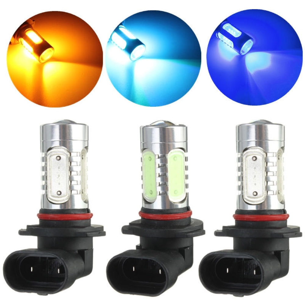 7.5W Amber Ice Blue H10 COB LED Replacement Bulb For Car Fog Daytime Light - Ice Blue - Image 2