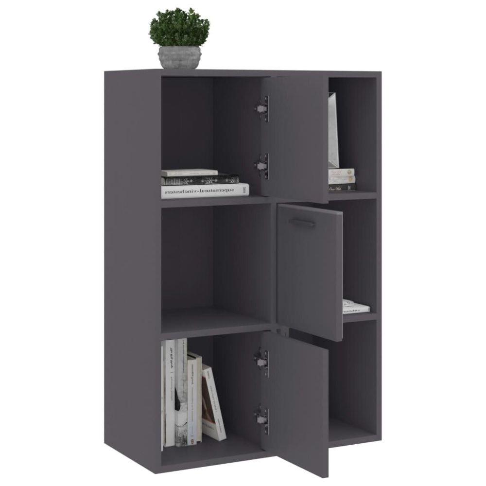 Storage Cabinet Gray 23.6"x11.6"x35.4" Chipboard - Image 2