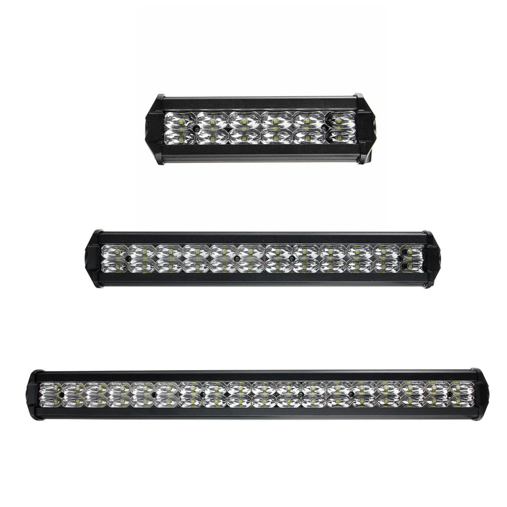 12V-80V 7 Inch/13 Inch/19 Inch LED Work Light Bar 12LED/24LED/36LED 36W/72W/108W 6500K IP67 Slim Single Row Spot Beam Off-Road Waterproof - 19 inch - Image 2