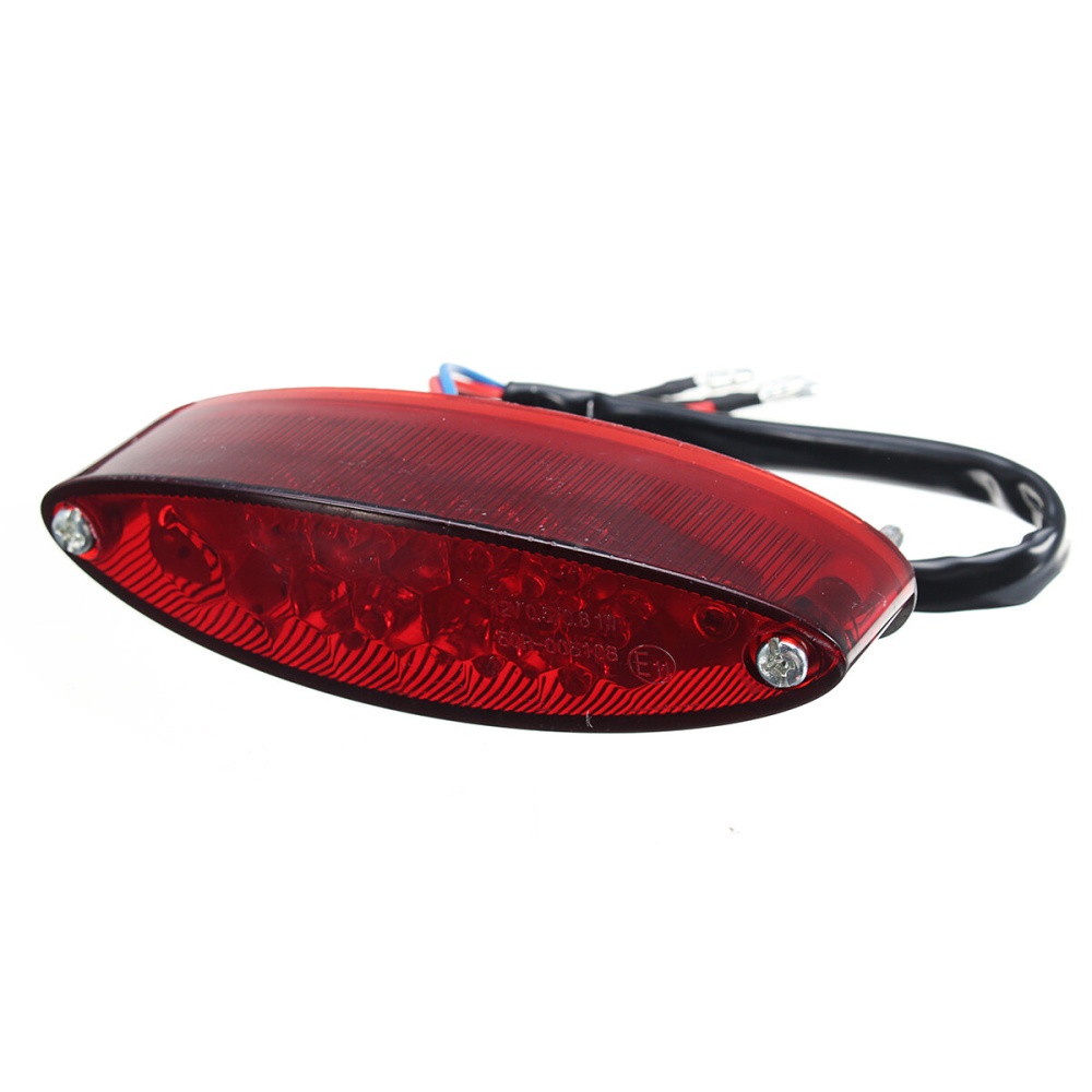 12V Motorcycle 28 LED Rear Brake Tail License Plate Light Red Lamp Universal - Image 2