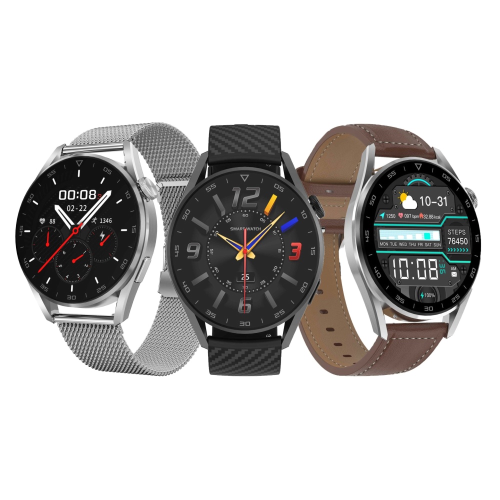 DT NO.1 DT3 Pro 1.36 inch 390*390 Pixels IPS Full Round Touch Screen BT Calling Heart Rate Monitor 100+ Watch Faces IP68 Waterproof BT 5.0 Smart Watc