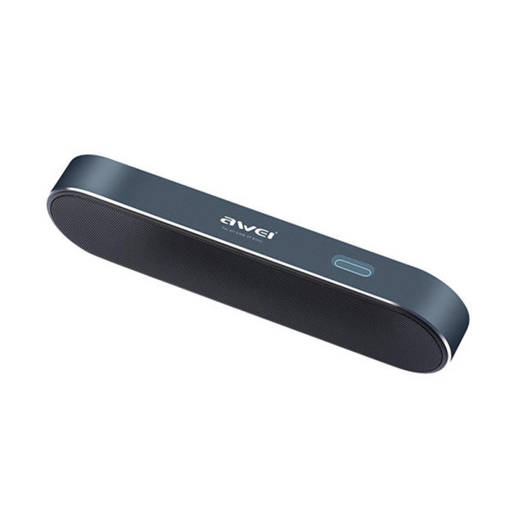 Awei Y220 Portable 2000mAh Dual Driver Unit Aluminum Alloy TF Card bluetooth Speaker With Mic - Gold - Image 2