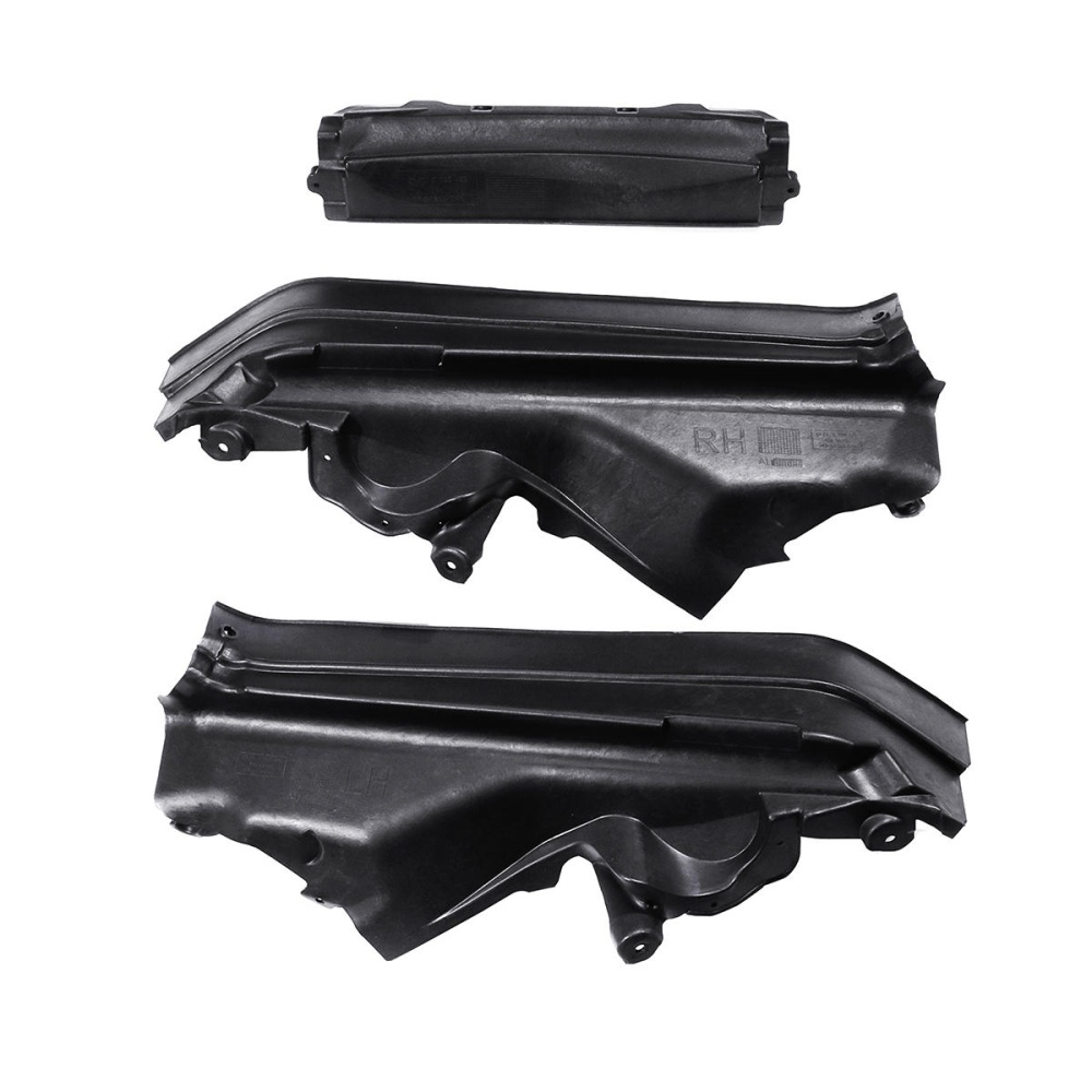 3pcs Engine Upper Cover Compartment Partition Panel Set For BMW X5 X6 E70 E70N E71 Car 51717169420 51717169421 - Image 2