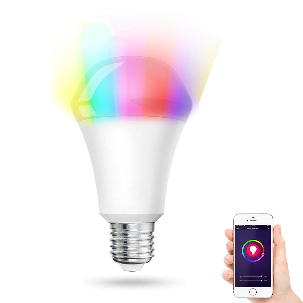 Lombex E27 10W RGBWW WIFI APP Voice Control Smart LED Light Bulb Work with Amazon Alexa AC110-255V - Image 2