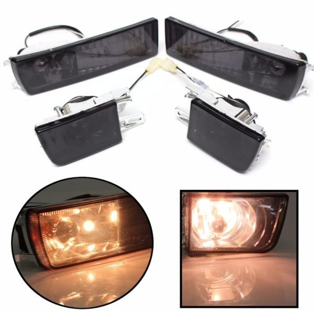 12V 21W Front Smoked Lens Fog Light Corner Signal Light for VW Golf Jetta Mk3 - Image 2